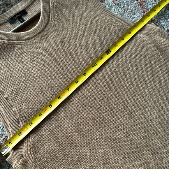 Quince NEW 100% Cashmere teak sleeveless midi dress $109 - Picture 9 of 17